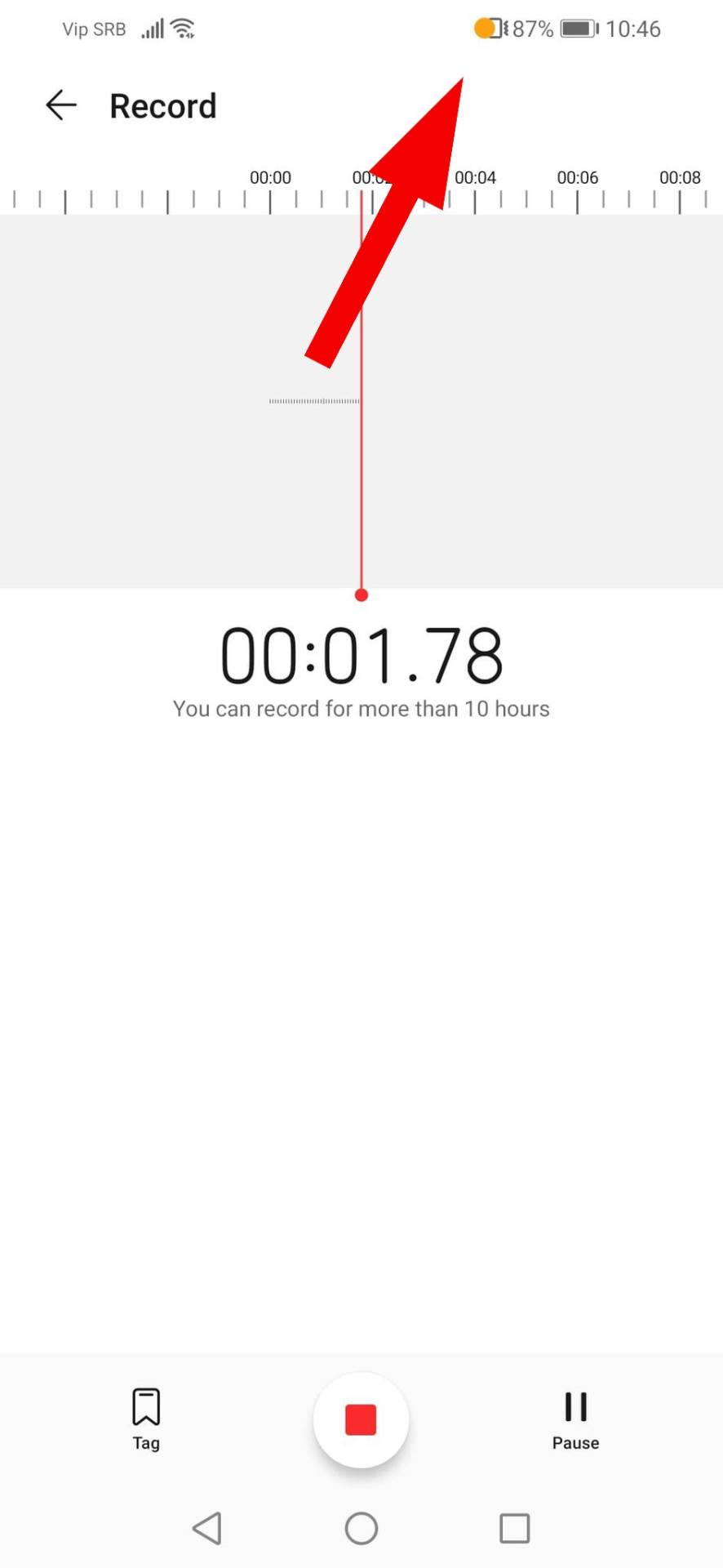 Narandžasta i zelena tacka iPhone za Android, Access Dots - iOS 14 cam-mic access indicators app