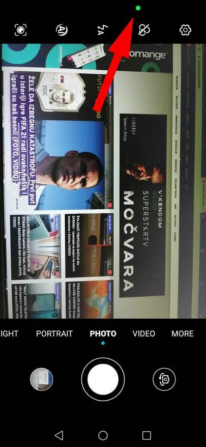 Narandžasta i zelena tacka iPhone za Android, Access Dots - iOS 14 cam-mic access indicators app