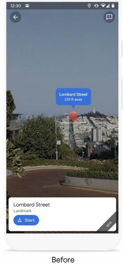 Google Maps navigacija Live View, Kako se koristi Live View navigacija, Live View Srbija navigacija