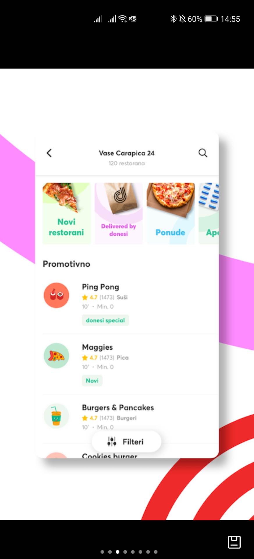 Donesi aplikacija Huawei AppGallery download, Narucivanje hrane preko interneta Donesi aplikacija