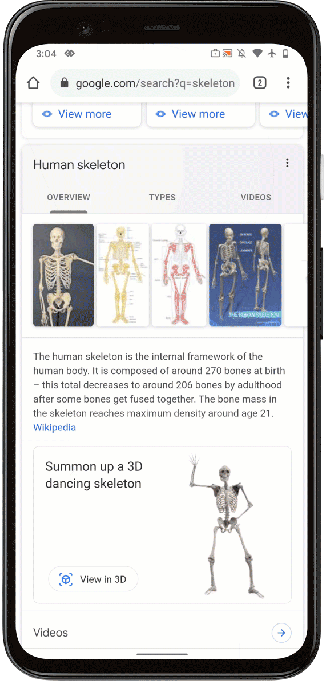 duh aplikacija noc veštica google android telefon proširena realnost ar tehnologija