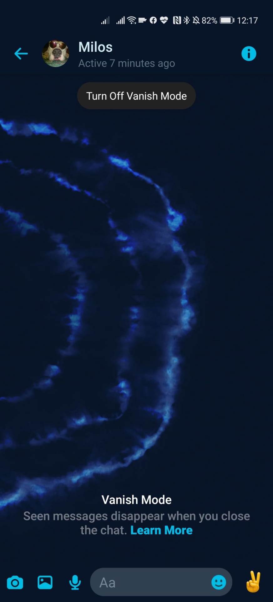 poruke na mesendžeru aplikacija vanish mode