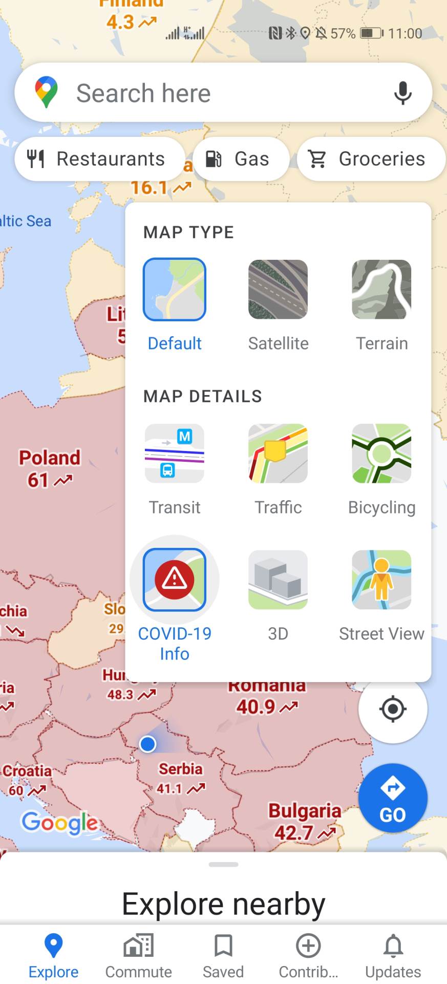 Google Maps plaćanje parkinga, ocene restorana, COVID informacije