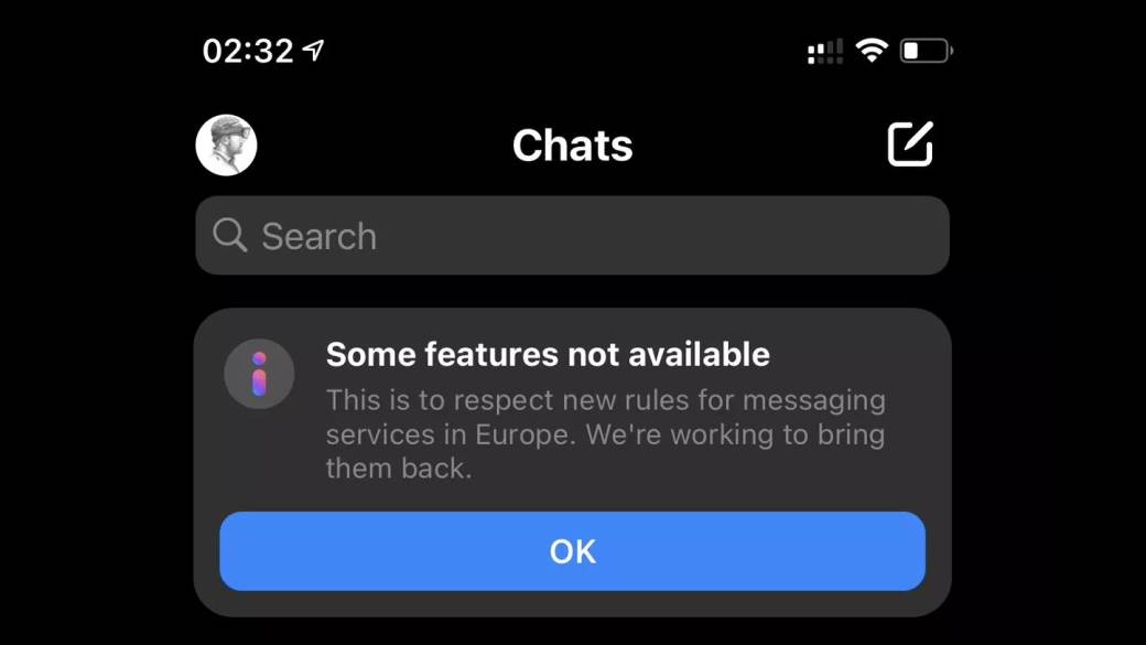 messenger ne rade opcije iskljucene u srbiji problem kako rešiti facebook