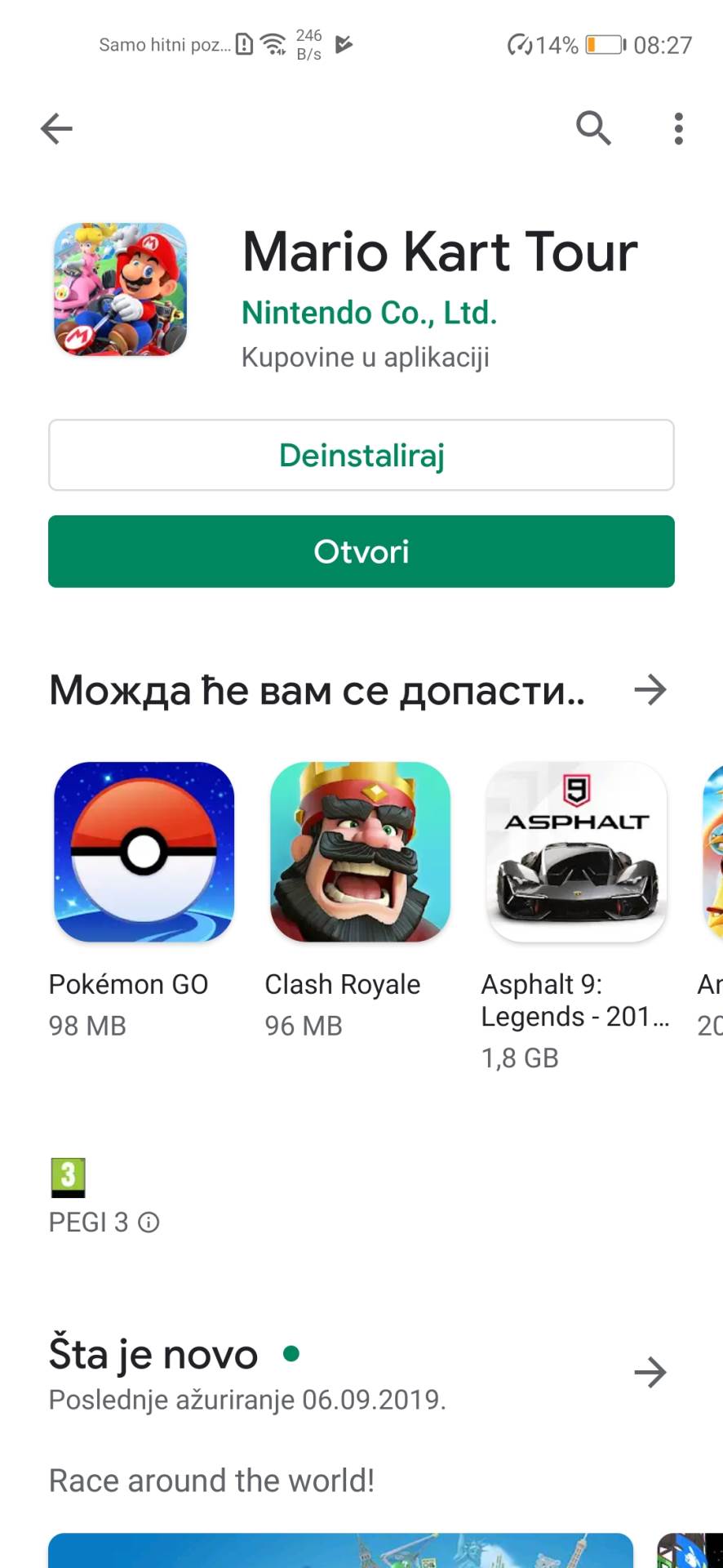 Super Mario Kart iOS, Android download besplatno igra