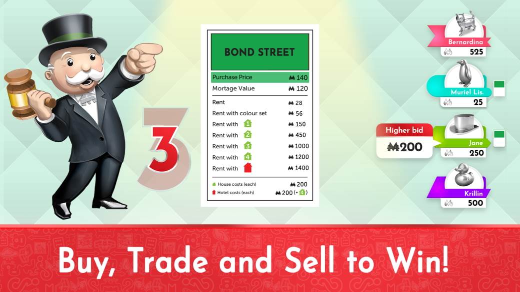 Monopol mobilna igra, Monopol džepno izdanje, Monopoly iOS, Android game, Monopol igra mobilni