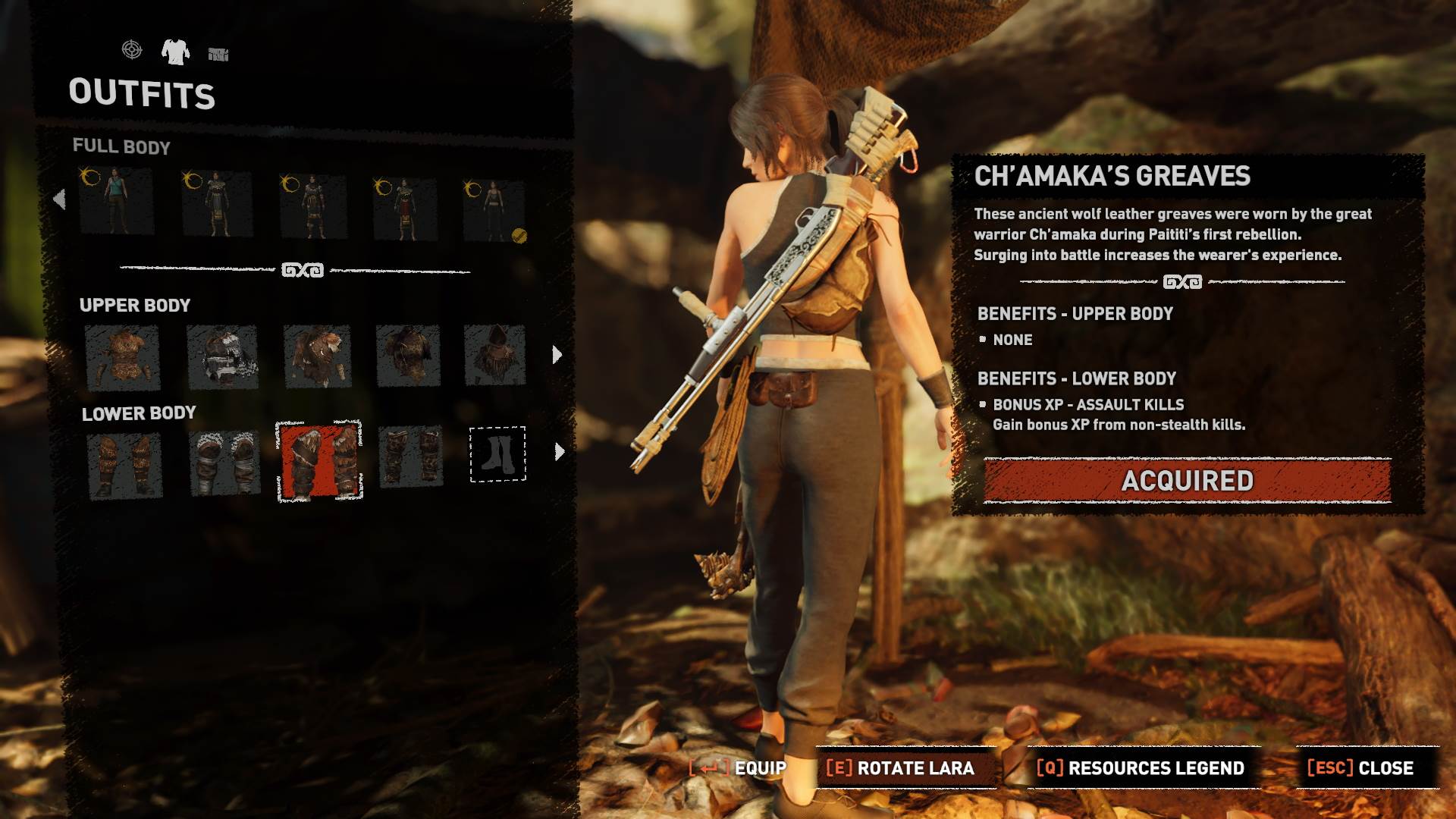 Shadow of the Tomb Raider Definitive Edition, Lara Kroft trenerka, Lara Kroft fitnes