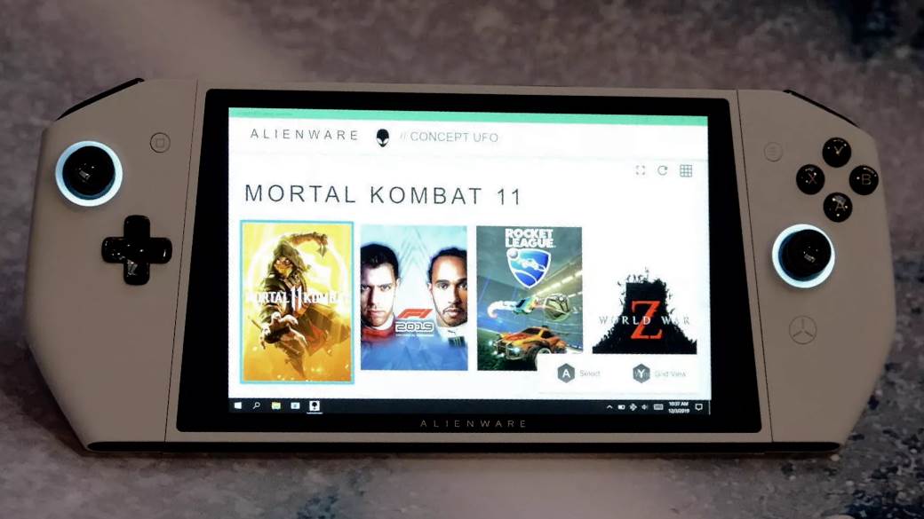 Dell Concept UFO CES 2020 gaming tablet kao Switch konzola