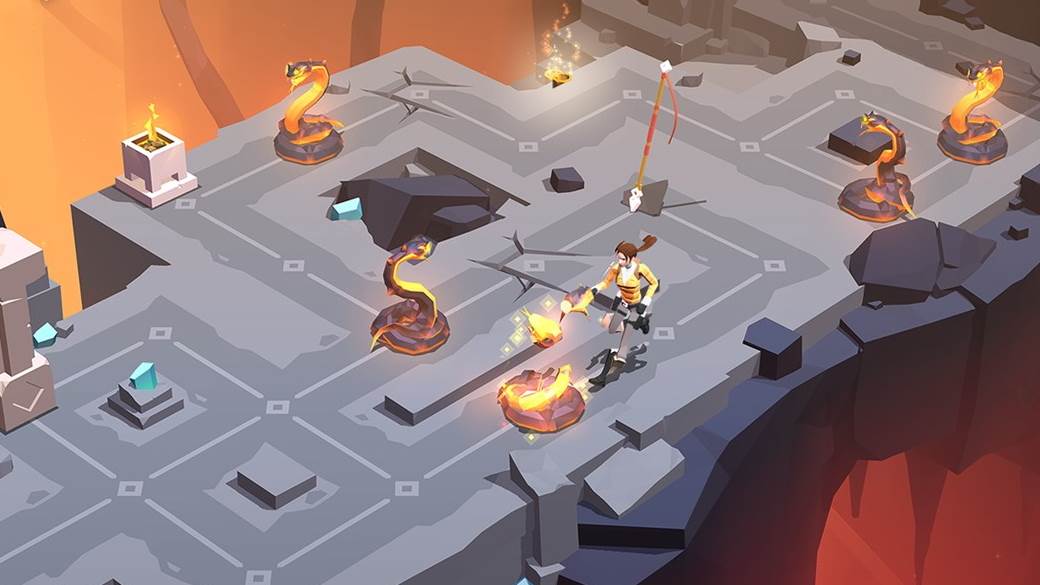 Lara Croft Go besplatna igra iOS Android #OstaniKodKuce