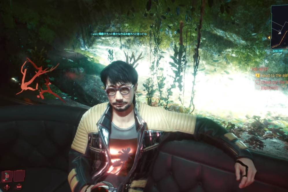 cyberpunk 2077 elon musk keanu reeves hideo kojima