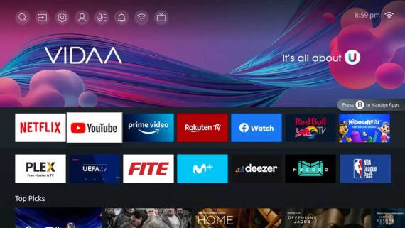 Hisense VIDAA platforma