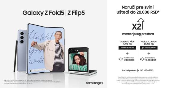 Galaxy Z Flip 5 i Z Fold 5 preorder