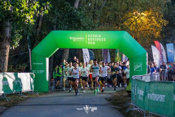 Start trke, Belgrade Business Run
