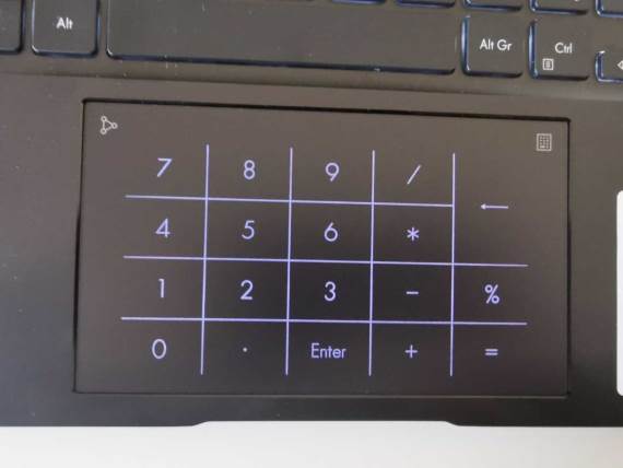 ASUS Zenbook 14 UM3402 numerički tačped
