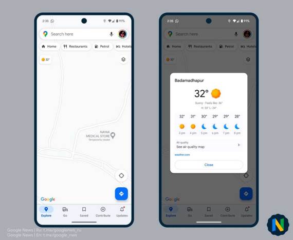 Google Maps nova funkcija prikaz vremena