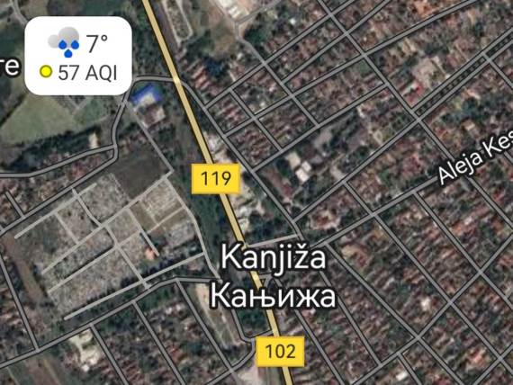 Google Mape vremenska prognoza