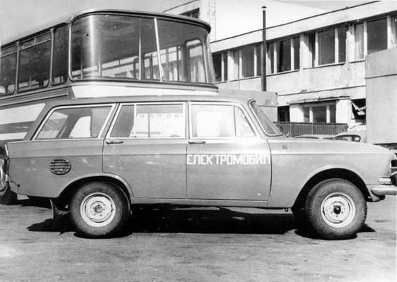 Moskvič elektromobil _Foto Facebook Советские автомобили