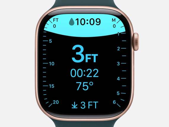 Apple Watch Series 10 detektor dubine