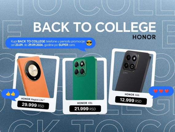 Back to college HONOR akcija