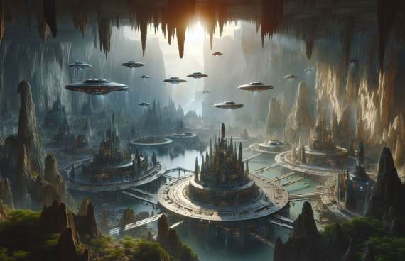 Vanzemaljci _ leteći tanjir _ svemirski grad _ Foto Shutterstock.jpg