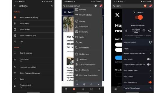 Brave Private Web Browser aplikacija _ PrtScr Google TechRadar.jpg