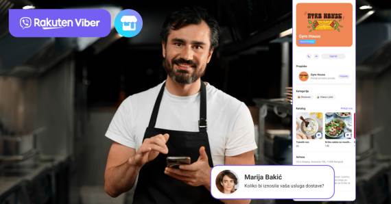 Primer Viber Poslovnog naloga u Srbiji