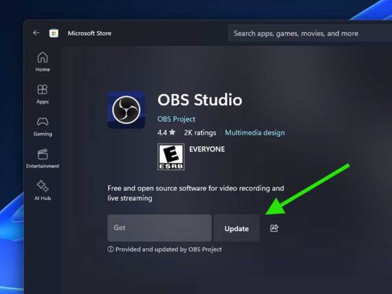 Ažuriranje aplikacije
