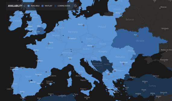 Starlink dostupnost satelitskog interneta