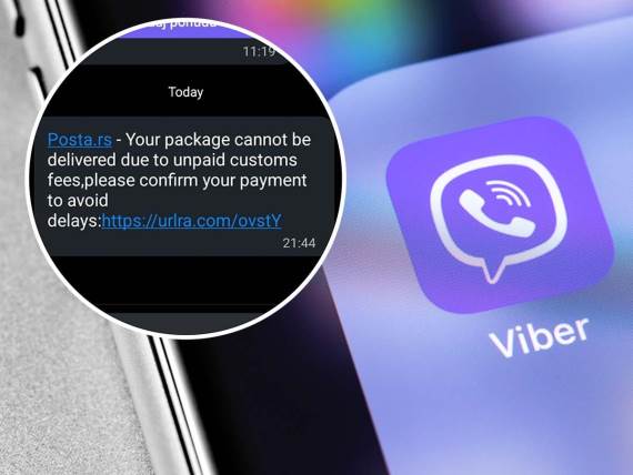 Vitorog hakovan nalog poruka