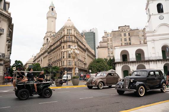 Snimanje filma Ruka pravde u Buenos Ajresu