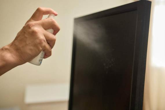 Prskanje ekrana televizora