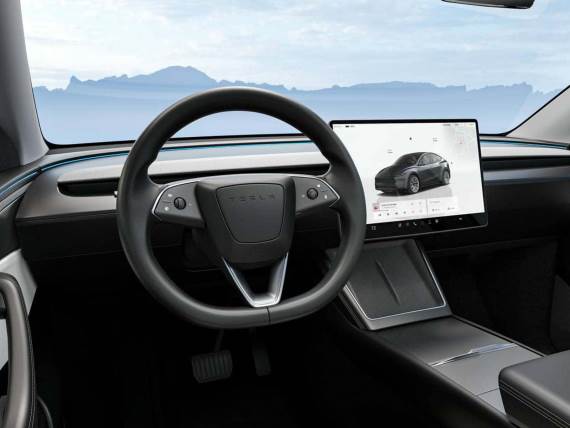 Tesla infotainment grafika