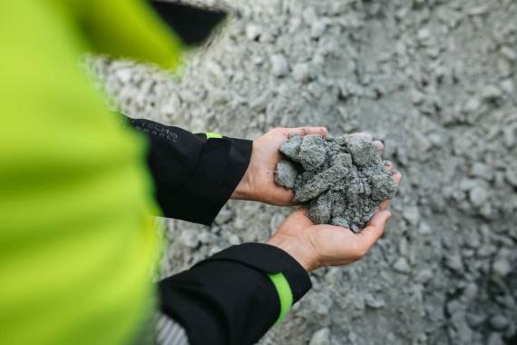 Pesak iz peščane baterije TES