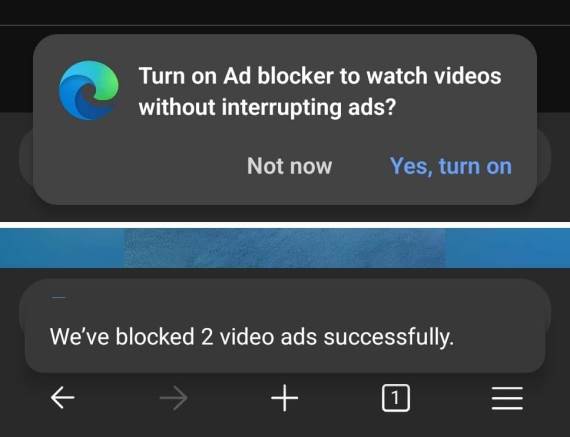Microsoft Edge blokator reklama