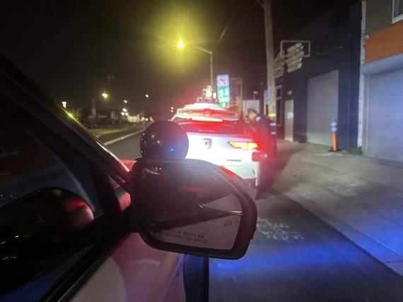 Policijska patrola zaustavila autonomno vozilo u San Brunu