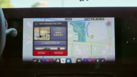 Mercedes navigacija do kafića pomoću Gemini asistenta