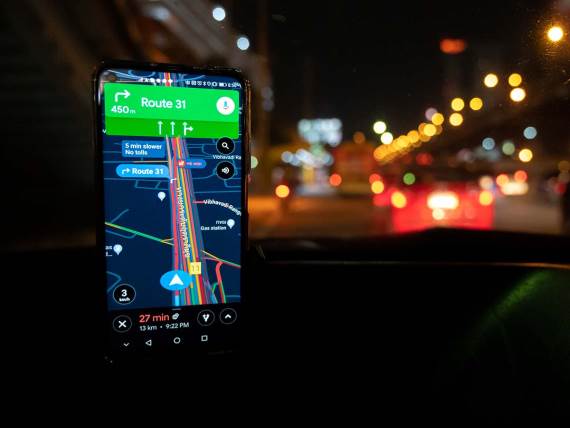 Google Maps tamna tema