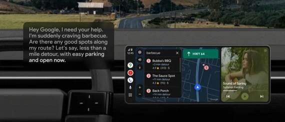 Android Auto Gemini usputne stanice