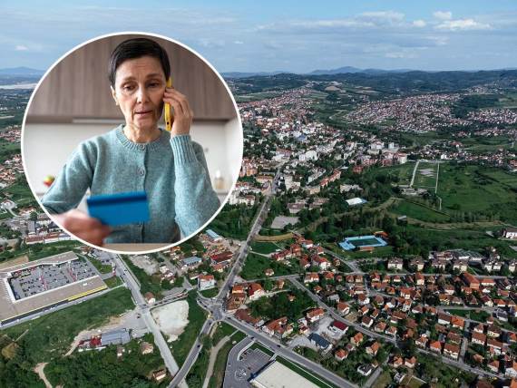 Prevarena žena i grad Lazarevac (ilustracija)