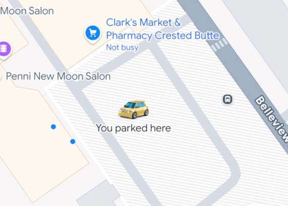 Google Maps lokacija parkinga