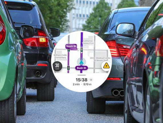 Waze semafori na mapama