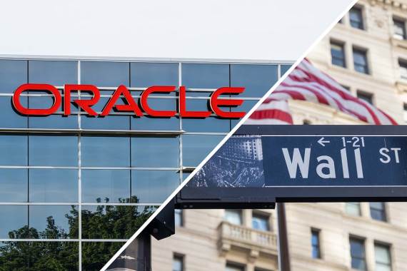 Oracle i Volstrit znak