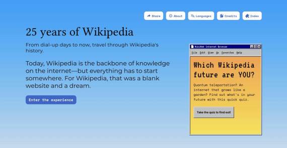 Wikipedia vremenska kapsula