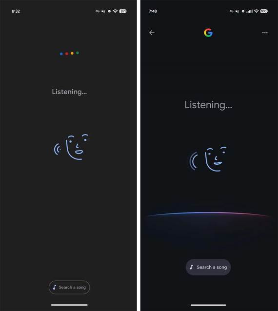 Google Voice Search redizajn