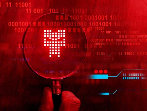 Detektovan malver ilustracija