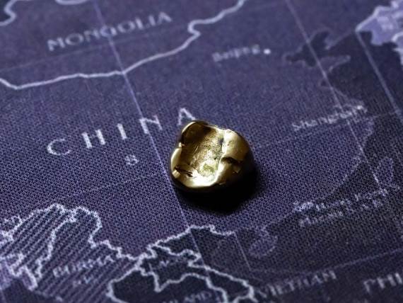 Zlato u Kini ilustracija