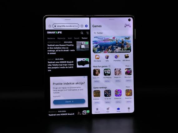 Huawei Mate X7 multitasking
