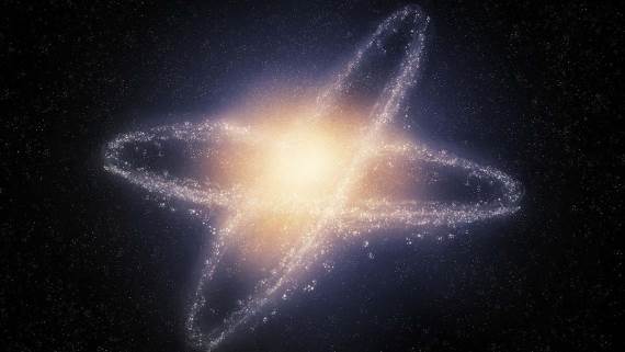 Sudar galaksija (ilustracija)