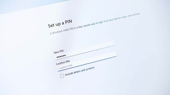PIN kod windows