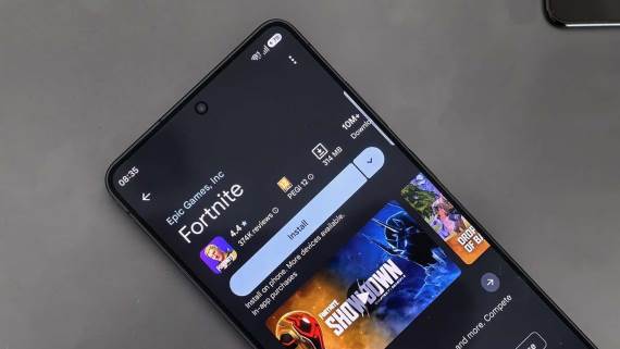 Fortnite Google Play listing